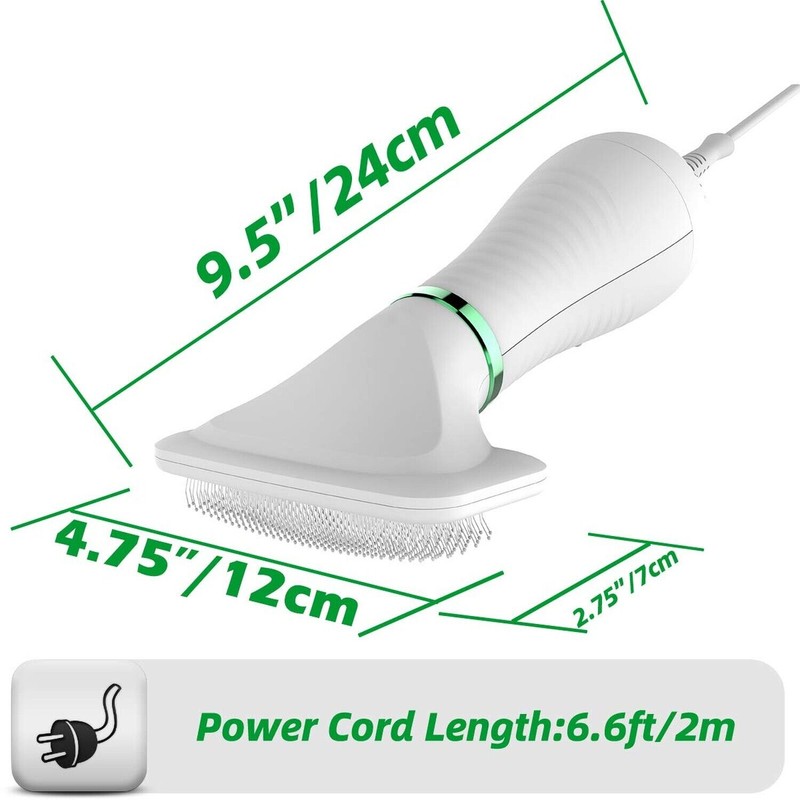 LIVEKEY 2-in-1 Pet Grooming Dryer with Adjustable Temperature and Slicker