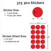 Hybsk 375 Count Garage & Rummage Sale Labels - 1