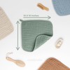 Baby Washcloths, Muslin Cotton Baby Towels 10 Pack -Large 10”x10”