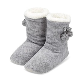 DICUIRD Womens Cozy&Warm Slipper Socks with Grippers-House Socks