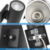 Modern Outdoor Wall Light with Dusk to Dawn Sensor, Exterior