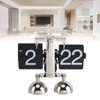 Retro Digital Flip Down Clock Flip Desk Clock Mechanical Battery