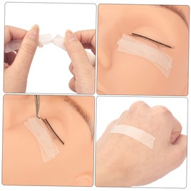 Beavorty 5 Rolls Wide Eyelash Extension Tape Skin Friendly Non Woven Lash Tape for Professional Makeup Artists Roll for Lash Extension Techniques