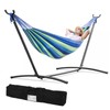 XXkseh Hammocks with Stand Included, 2 Person Heavy Duty Portable