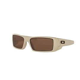Oakley GASCAN OO9014 Sunglasses for Men + Vision Group Accessories Bundle(Desert Tan/ Prizm Tungsten (901441),60)