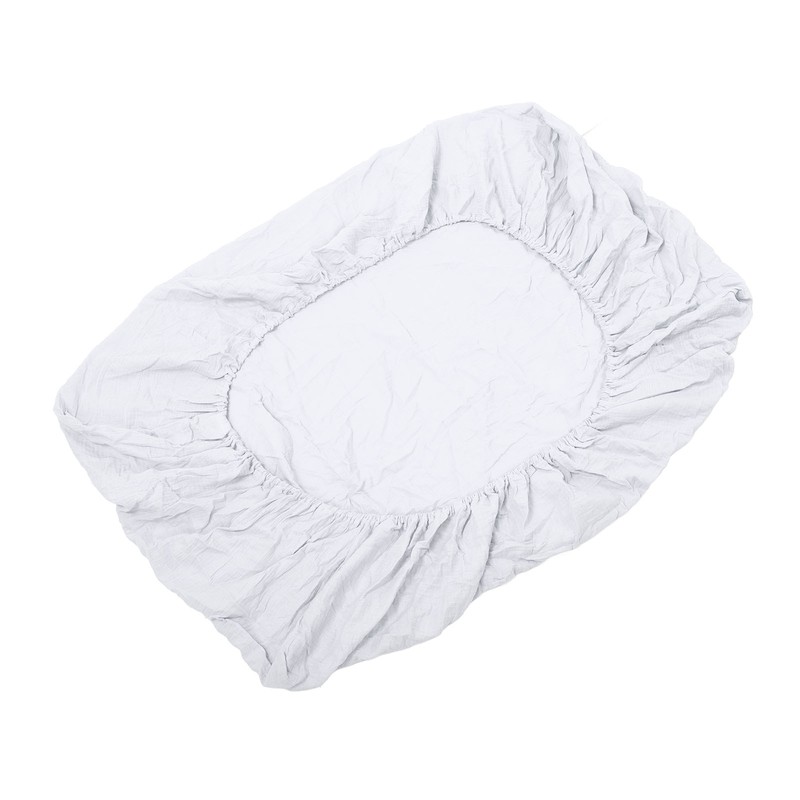 Fitted Crib Sheet Full Cotton Crinkle Fabric Soft Breathable Comfortable