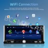 BCSMMCAR 1 Din Car Radio Multimedia Player GPS Navigation Mirror