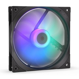 ENDORFY Fluctus 140 PWM ARGB, Standard PC Case Fan, 140 mm ARGB, Push and Pull Alignment, High Performance Against Flow Constraints, Integrated Anti-Vibration Pads, EY4A004