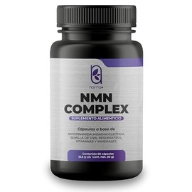 NAIMA NMN Complex, 60 Cápsulas | Suplemento Alimenticio con Resveratrol, Semillas de Uva, Vitaminas y Minerales | Puro, de Origen Natural | Vida Activa y Bienestar General| Sin Aditivos