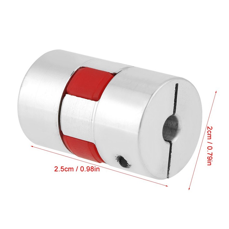 Shaft Coupling D20 L25 Motor Coupler Aluminium Alloy Joint Connector