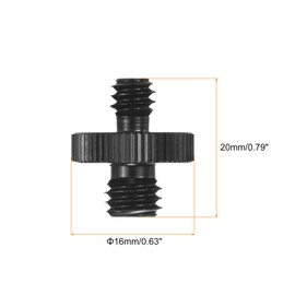 QUARKZMAN Microphone Stand Adapter 1/4 Male to M8 Male Threaded Screw Adapter for Microphone Stand to Camera Tripod Mounting Adapter