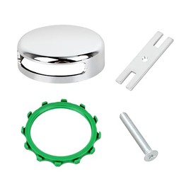 Bathtub Overflow Drain Cover Kit,Snap-On Installation