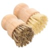 KICHOUSE 2Pcs Kitchen Brush Practical Palm Cleaning Brush for Pots