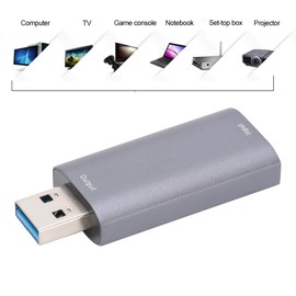 HD Capture, 1080P Video Grabber Video Capture, Live Broadcasting for High Definition Acquisition