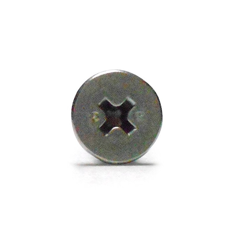JPF Steel Drill Screws, M5X, Stainless Steel, Flat Head, Total