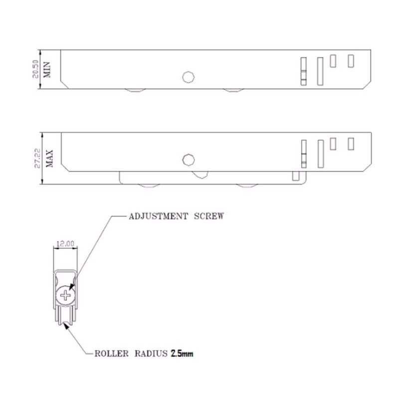 Pair Of Replacement Sliding Patio Door Rollers / Wheels /