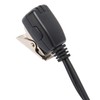 G Shape Earpiece PU Cable Walkie Talkie Earpiece with Mic