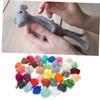 Operitacx 36 Pieces Felt Material Kit Felting Wool Yarn Set