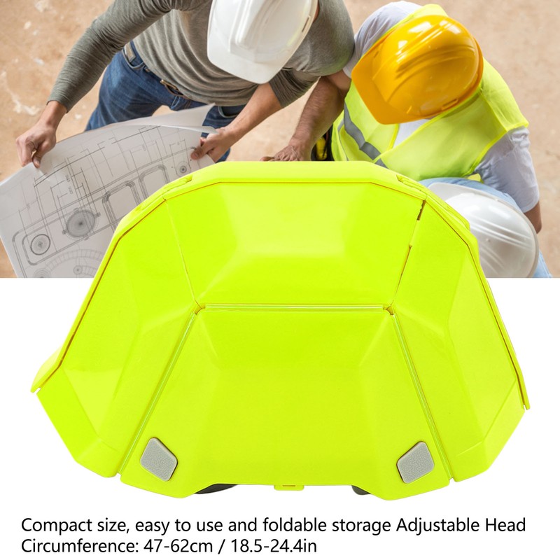 Foldable Helmet High Strength Plastic Head Protection Safety Hat for