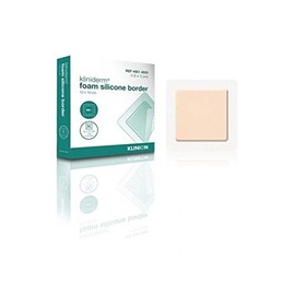 KLINIDERM FOAM SILICON BORDER DRESSING 10 X 10CM - 4051 4829-10 X 10 CM