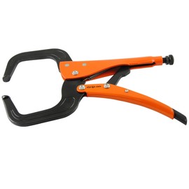 Gray Tools Grip-on 6-Inch Locking C-clamp Pliers, 2-5/16-Inch Jaw Opening