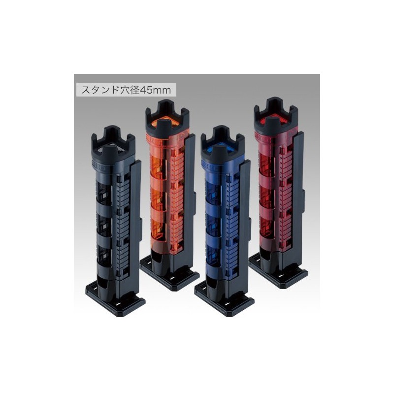 MEIHO BM-300 Rod Stand, Light, Clear Red x Black