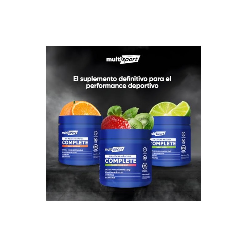 Creatina Monohidratada con Pre Entreno + L Carnitina + Electrolitos