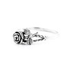 WINDALF Slim Bohemia Rose Ring Inspired 6 mm Delicate Flower