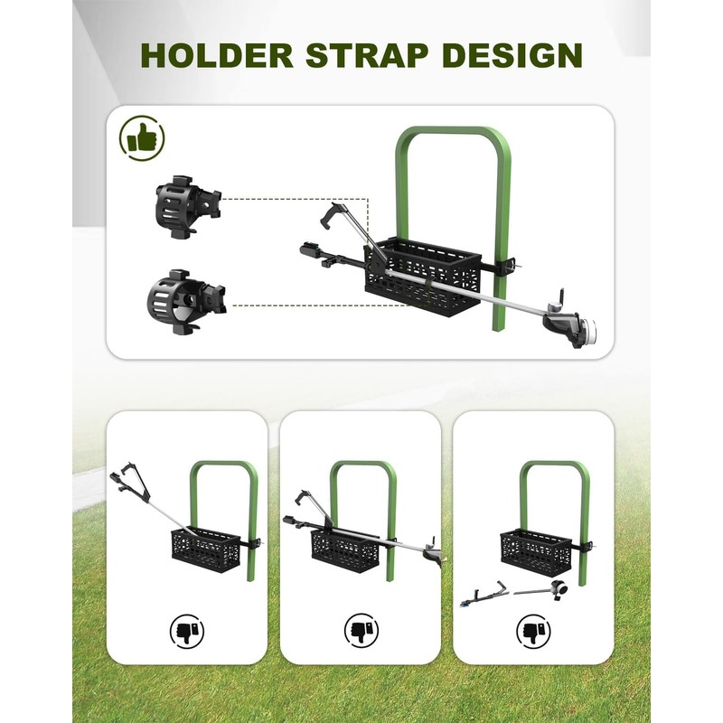 LARIFULL Tractor Tool Box Tractor Tool Holder Tray with Bracket,24"x10"x10"