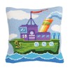 Collection D'Art Cross Stitch Cushion Kit: Mighty Tug