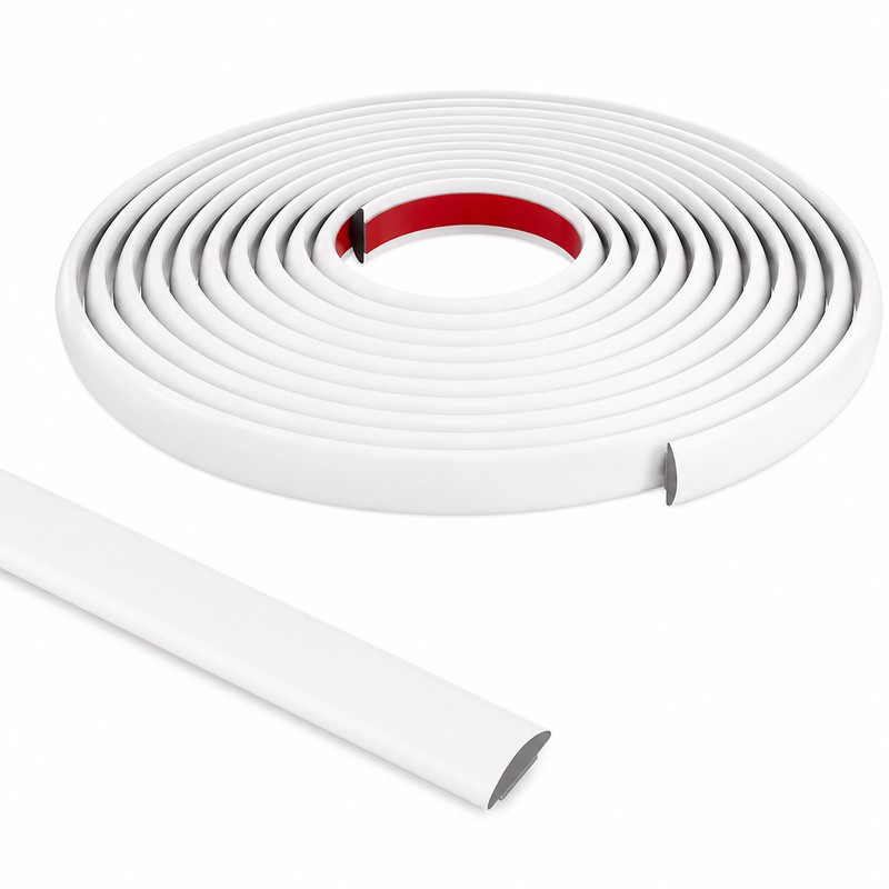 Self-Adhesive Mirror Frame Trim 5m - Flexible PVC Molding Strip
