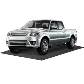 KITTRICH Vantage Car Garage Floor Mats with Anti-Slip Double Sided Tape, Automotive Surface Absorbent Oil Spill/Stain Protector Floor Mats, 7.5FT x 17FT