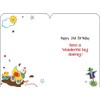 Jonny Javelin Boy Age 2 Birthday Card -Tractor Farm Animals