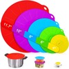 U Chef Juego de 5 Tapas de Silicona, Cubierta para