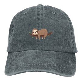 Baseball Hat Sloth Cotton Adjustable Dad Cap Unisex Adult Vintage Trucker Hats for Women Men Outdoor Sport