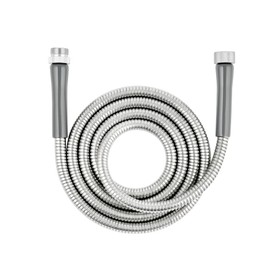 SKYWARD 304 Stainless Steel Lightweight Durable Garden Hose with Female to Male Metal Connector,Flexible, Leak-Proof,Easy to Use & Store Water Hose, High Water Flow (8ft)
