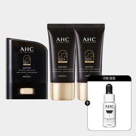ahc 마스터즈 아쿠아리치 선크림 듀오세트 30ml+에어리치 선스틱 14g+(GIFT)프로샷 세럼 5ml Masters Aqua Rich Sunscreen Duo Set 30ml + Airy Rich Sunsick 14g + (GIFT) Pro Shot Serum 5ml
