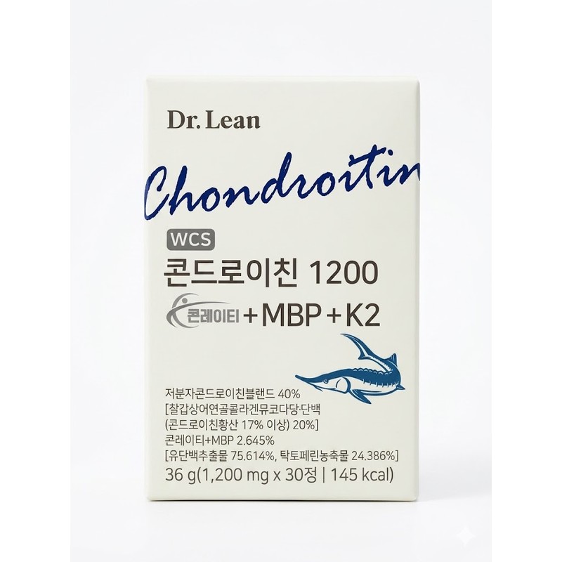 Dr.Lin Song Joong-ki Chondroitin 1200 MBP K2 Conreity 30 tablets,