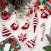 Leitee - Juego de 24 adornos de Navidad, decoraciones para
