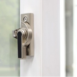 Window Sash Lock Latch Hook - Anti-Opening Security Catch for Windows & Partition Doors Window Lock Latch Right 2ea