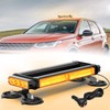 Nilight 14.5" Amber COB LED Strobe Rooftop Flashing Light Bar
