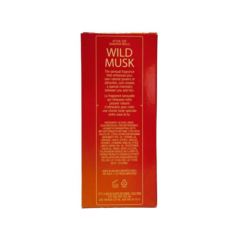 Coty Wild Musk for Women 1.4 oz Cologne Spray