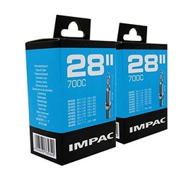 Impac 2pk Cycle Tubes 28" / 700c 28-45c (28-47/622-635) Presta Valve - Twin Pack