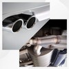 FGJQEFG T409 Stainless Steel Y Pipe 3'' Inch ID Single