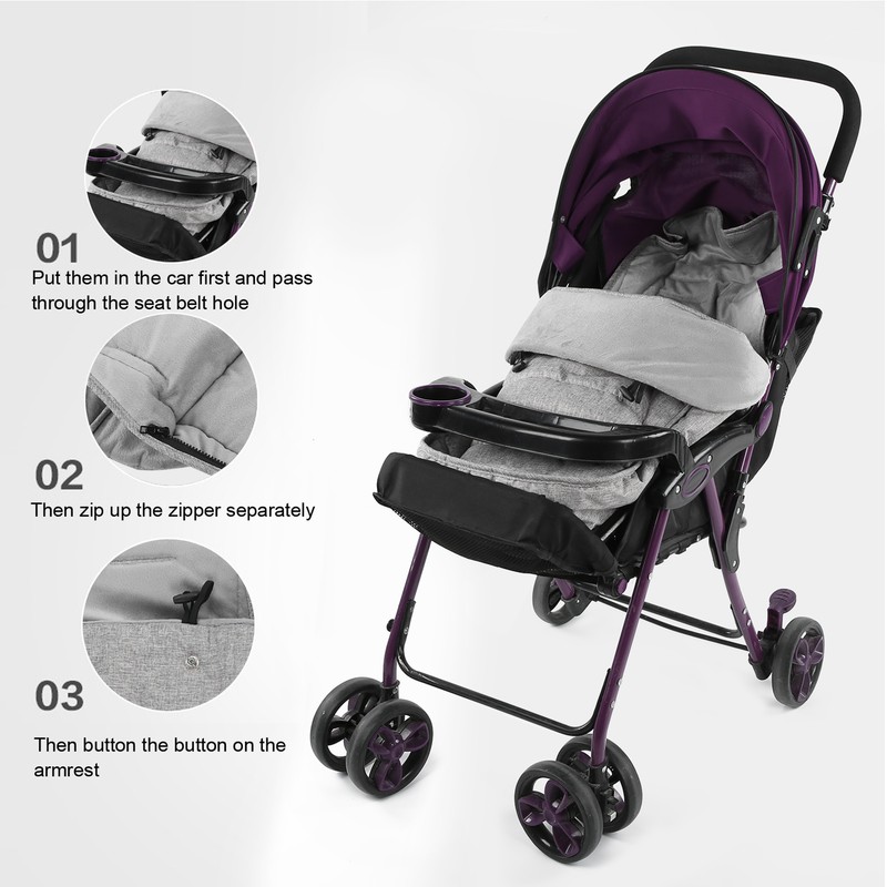 Universal Sleeping Bag for Baby Stroller Winter Outdoor Windproof Baby