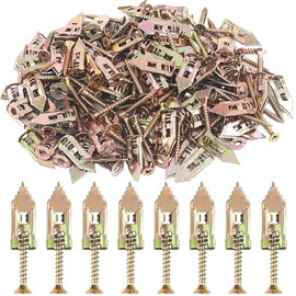 StyleBest Drywall Anchors & Screws, Drywall Self Drill Anchors with Screws Carbon Steel Expansion Screw Set Self Drilling Anchor Screws Plasterboard Gy