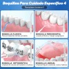 16pz Irrigador Bucal Portatil Agua Dientes Blancos 3mod Ipx7