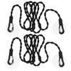 2 Pack Travel Clothes Washing Line Clothesline Line Camping Elastic