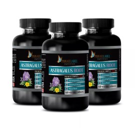 PRIVATE LABEL detox body cleanse - ASTRAGALUS ROOT COMPLEX 770mg - liver detox - 3 Bottles