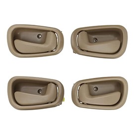 4 Piezas Manija de Puerta de Automóvil,69206‑02050 Manija de Puerta Interior de Automóvil para Prizm Base 1998-2002, Corolla 1998-2002